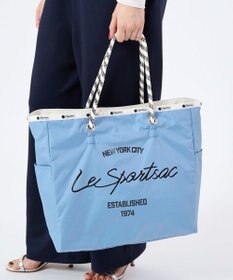 LeSportsac LARGE 2 WAY TOTE/2ウェイスレートブルー/パールシャイン