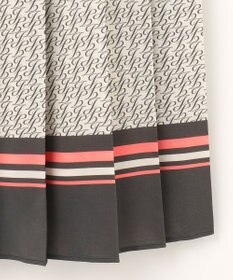 自由区 S 【セットアップ対応・洗える】モノグラムプリント スカート