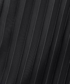 ICB L 【洗える】LooseWeave ドッキングプリーツスカート