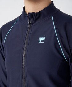 OP／FILA 【FILA】スタンドカラー長袖フルジップラッシュガード