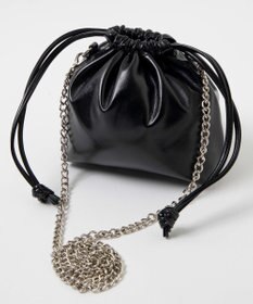 WEGO 巾着チェーンショルダー