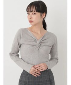 earth music&ecology ツイストリブラメニットプルオーバー