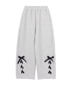 ANY KIDS ムースタッチスウェット レースアップ バレルパンツ
