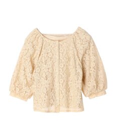 earth music&ecology フラワーレースブラウス