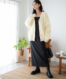 WEGO モヘアライクBIGカーディガン