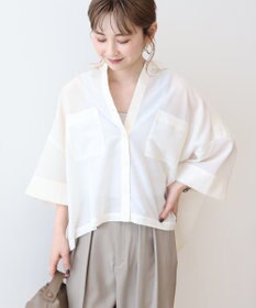 AMERICAN HOLIC Wポケットシアー半袖シャツ