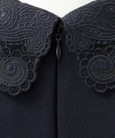 23区 S 【R(アール)】ダブルクロス レース襟 ワンピース