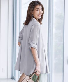 Tiaclasse L 【洗える】シフォンドレープカーディガン