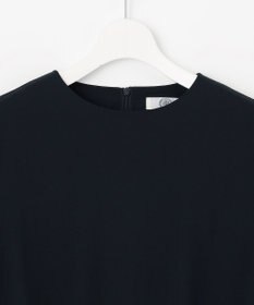 J.PRESS LADIES 【セットアップ対応・人気素材】Light ジョーゼット クルーネック ブラウス