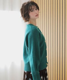 ANY SIS L 【前後着用可能】Airニット カーディガン