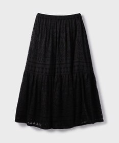 GRACE CONTINENTAL レースティアードスカート