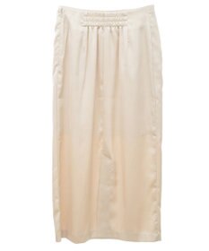 earth music&ecology フロントドロストリボンナロースカート