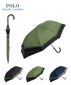 MOONBAT ポロ ラルフ ローレン (POLO RALPH LAUREN)  メンズ 長傘 雨傘 ロゴ刺繍 ボタンジャンプ ワンタッチ