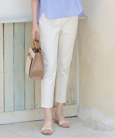 ANY SIS 【撥水】サテンストレッチビューティ パンツ