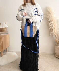 LA BAGAGERIE 【maison vert】【ペーパー素材使用】2WAYかごバッグ