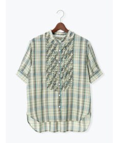 Te chichi チェックフリルブラウス《2026 SUMMER LOOK item》
