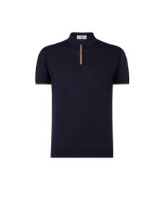 DAKS John Smedley for DAKS ハウスストライプポロシャツ