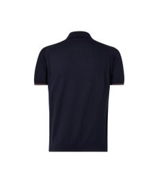 DAKS John Smedley for DAKS ハウスストライプポロシャツ