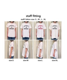 WEGO 【ANGIE VINTAGE】カレッジロゴプリントTee