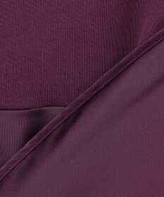 ANY L 【WEB限定】サテンコンビペプラムカットソー