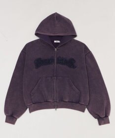 WEGO 【ユニセックス着用ITEM/MLサイズ展開】ショートグラフィックZIPパーカー