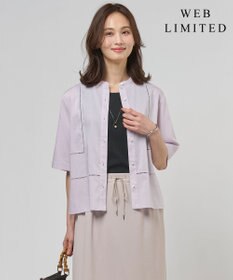 J.PRESS LADIES S 【WEB限定カラーあり・一枚で着映え】ラミー ポプリン ボクシーシャツ