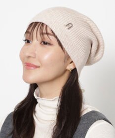 MOONBAT 【WEB限定】FURLA(フルラ)アーチロゴ付き ニット帽 帽子 UVカット 手洗いOK