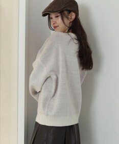 WEGO レタリングニットプルオーバー