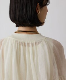 GRACE CONTINENTAL シアーニットバルーンジャケット