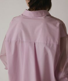 GRACE CONTINENTAL シアーコンビオーバーシャツ