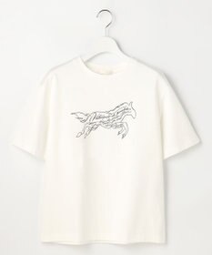 自由区 S ホースモチーフロゴ Tシャツ