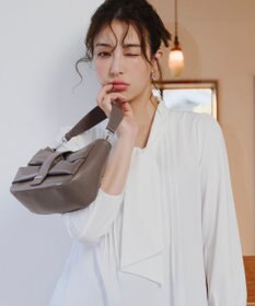 Tiaclasse 【安田美沙子さん着用・2way】リボンギャザーミニバッグ