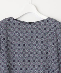 自由区 【洗える・XSサイズあり】アラベスクプリント  ワンピース