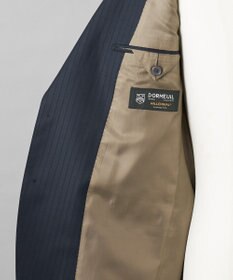 GOTAIRIKU 通年仕様【DORMEUIL/ドーメル】ミレニアル  3ピーススーツ(ネイビー)