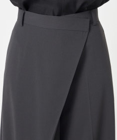 NAVE 【Nave・洗える】スパントロ ワイドラップパンツ