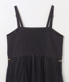 GRACE CONTINENTAL メッシュコンビキャミワンピース