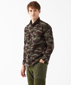 JOSEPH ABBOUD MOUNTAIN 【UNISEX】JOEコットンカモフラージュ シャツ