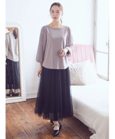 earth music&ecology マジョリカプリーツプルオーバー