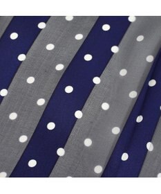 Marca 【Marcaオリジナル】サテンストライプドット 小判 サテンストライプ スカーフ