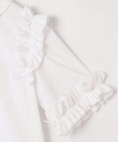 #Newans ロマンティックフリルディテールシャツ