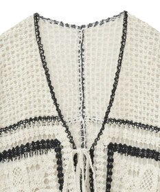 Green Parks ・ＥＬＥＮＣＡＲＥ　ＤＵＥ　カギ針風レースカーデ