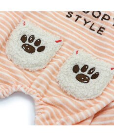 PET PARADISE スヌーピー サーモキープ  ロンパース 《フェイス柄》 小型犬