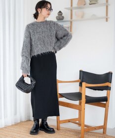 WEGO ブラッシュニットショートプルオーバー