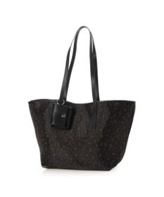 UNBILLION カシュカシュ cachecache / チュールメッシュヒョウ柄プリントトートＬ