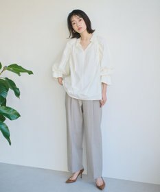 #Newans 【ANSWER for 骨格ナチュラル】ギャザーショルダーシャツ