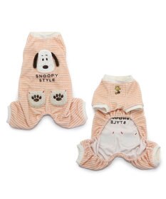 PET PARADISE スヌーピー サーモキープ  ロンパース 《フェイス柄》 小型犬