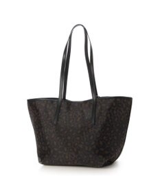 UNBILLION カシュカシュ cachecache / チュールメッシュヒョウ柄プリントトートＬ