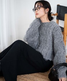 WEGO ブラッシュニットショートプルオーバー