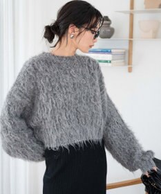 WEGO ブラッシュニットショートプルオーバー