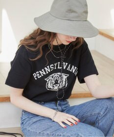 WEGO 【ANGIE VINTAGE】カレッジロゴプリントTee